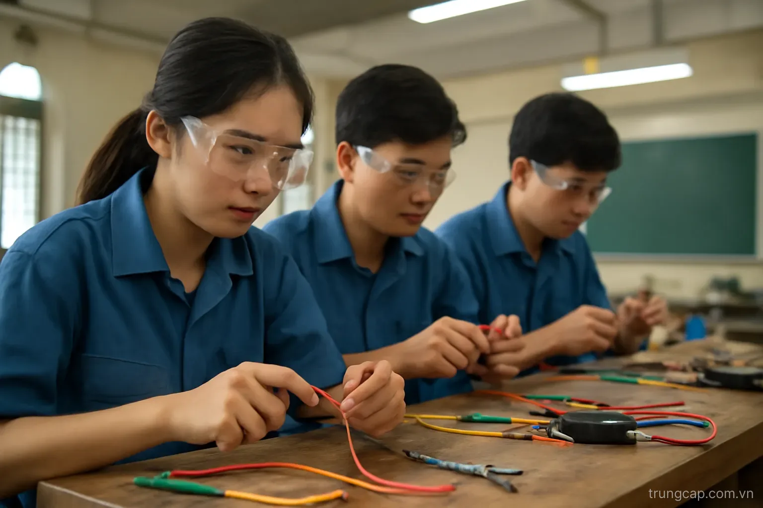 Phần thực hành trong chương trình trung cấp